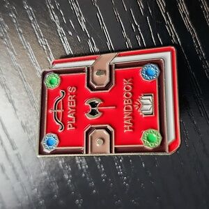 Dungeons and Dragons Player's Handbook Inspired Enamel Pin